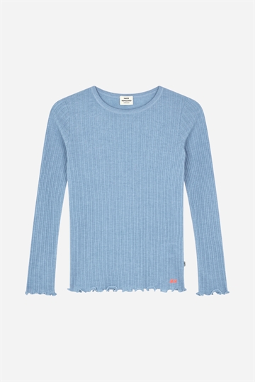 Mads Nørgaard Pointella Trudy Tee - Powder Blue Melange